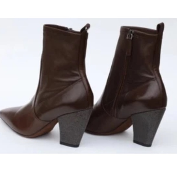 Brunello Cuccinelli Brown Leather Boots - Picture 12 of 13